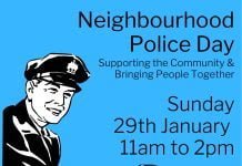 Neighbourhood police day flyer
