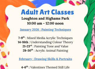 Art Workshops in the Highams Park Station Rooms