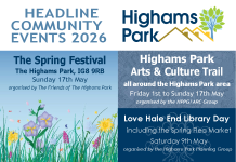 Headline Events in Highams Park during 2026