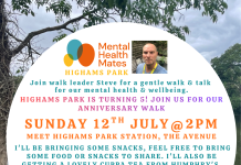 Upcoming walk dates with Mental Health Mates Highams Park